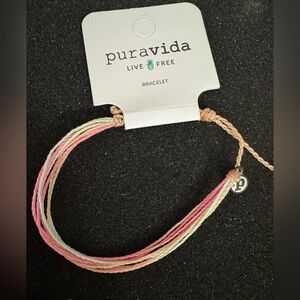 Pura Vida Pink and Cream Bracelet